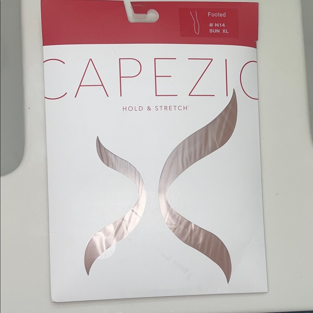 Capezio Hold & Stretch Footed Tights - Sun XL